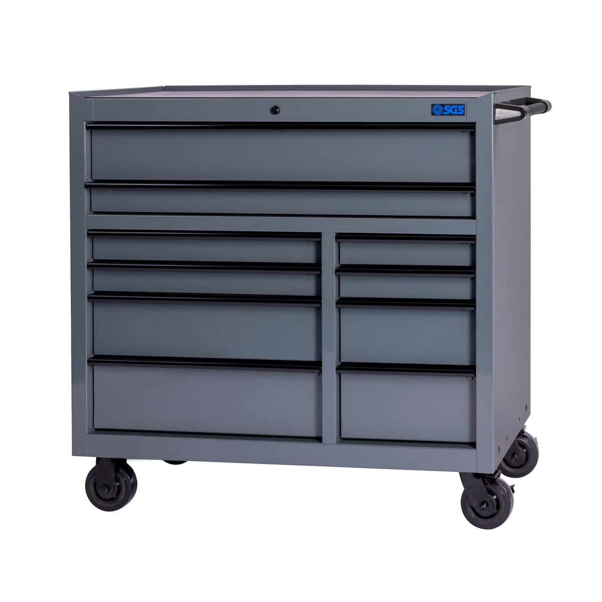 SGS Pro 42in 10 Drawer Roller cabinet | Slate Grey